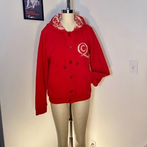 Alexander McQueen Red Roll The Dice Hoodie